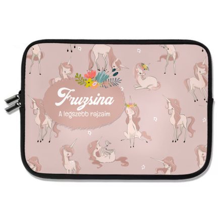Személyre szabható - Cuki unikornisok mintás rajztartó