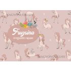 Személyre szabható - Cuki unikornisok mintás rajztartó