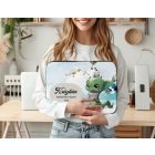 Személyre szabható - Cuki kávézós sárkány mintás rajztartó