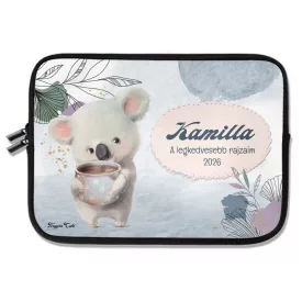Személyre szabható - Kakaós Koala mintás rajztartó