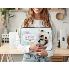 Személyre szabható - Kávés Panda mintás rajztartó