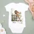 Személyre szabható - Lazulós Százszorszép manó lány rugdalózó