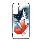 Tündéri róka Téli mintás Samsung Galaxy tok