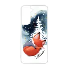 Tündéri róka Téli mintás Samsung Galaxy tok