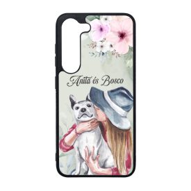 Én és a fehér kutyásm Samsung Galaxy tok