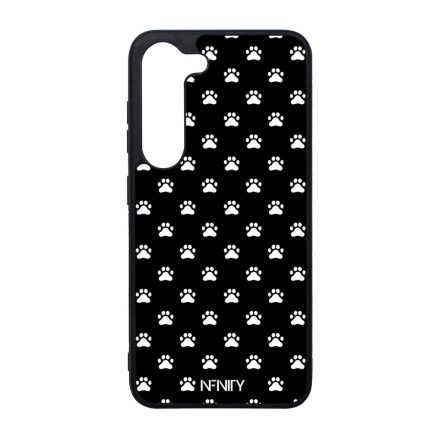 Rózsaszín cica tappancsok mintás Samsung Galaxy tok