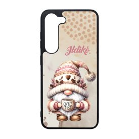   Névvel kérhető kávés manó - Előbb a kávét mintás Samsung Galaxy tok