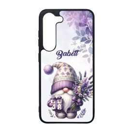   Névvel kérhető - Levendulás manó ajándékkal mintás Samsung Galaxy tok