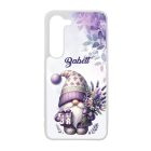 Névvel kérhető - Levendulás manó ajándékkal mintás Samsung Galaxy tok