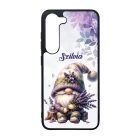 Névvel kérhető - Cuki Levendulás manó mintás Samsung Galaxy tok