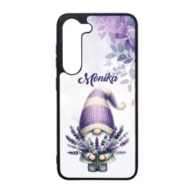   Névvel kérhető - Illatos Levendulás manó mintás Samsung Galaxy tok