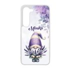 Névvel kérhető - Illatos Levendulás manó mintás Samsung Galaxy tok