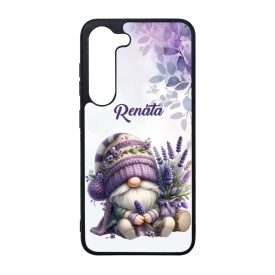   Névvel kérhető - Tündéri Levendulás manó mintás Samsung Galaxy tok