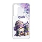 Névvel kérhető - Tündéri Levendulás manó mintás Samsung Galaxy tok