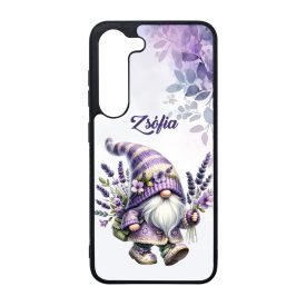   Névvel kérhető - Kalandor Levendulás manó mintás Samsung Galaxy tok