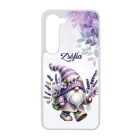 Névvel kérhető - Kalandor Levendulás manó mintás Samsung Galaxy tok