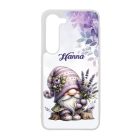 Névvel kérhető - Édes Levendulás manó mintás Samsung Galaxy tok