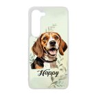 Névvel kérhető - Beagle portré mintás Samsung Galaxy tok