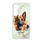 Névvel kérhető - Németjuhász portré mintás Samsung Galaxy tok