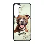 Névvel kérhető - Staffordshire terrier portré mintás Samsung Galaxy tok