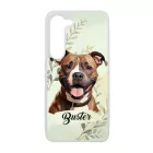 Névvel kérhető - Staffordshire terrier portré mintás Samsung Galaxy tok