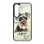 Névvel kérhető - Törpe schnauzer portré mintás Samsung Galaxy tok