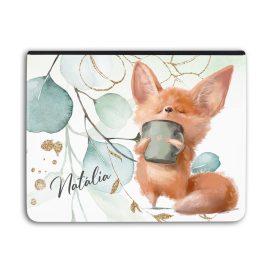 Kérd a neveddel - Fox Coffee - Univerzális Tablet tok