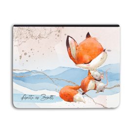   Kérd a Neveddel - Cuki Róka és kisegér mintás - Univerzális Tablet tok