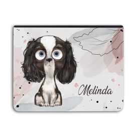   Kérd a Neveddel - Figyelek Rád - kutya mintás - Univerzális Tablet tok