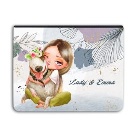   Kérd a Neveddel - Én és a kutyám - Univerzális Tablet tok