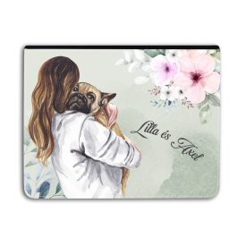 Kérd a neveddel - Bulldog kutyusom Univerzális Tablet tok