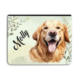   Névvel kérhető - Golden Retriever portré Univerzális Tablet tok
