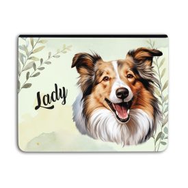   Névvel kérhető - Skót juhászkutya portré Univerzális Tablet tok