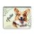 Névvel kérhető - Pembroke Welsh Corgi portré Univerzális Tablet tok