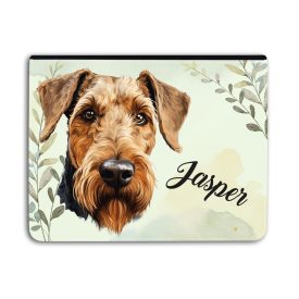   Névvel kérhető - Welsh terrier portré Univerzális Tablet tok