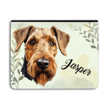 Névvel kérhető - Welsh terrier portré Univerzális Tablet tok