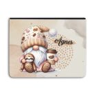 Névvel kérhető - Kávés manó cuki lajhárral univerzális tablet tok