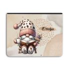 Névvel kérhető - Könyvmoly kávés manó univerzális tablet tok