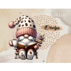 Névvel kérhető - Könyvmoly kávés manó univerzális tablet tok