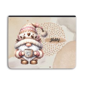   Névvel kérhető - Kávés manó - Előbb a kávét univerzális tablet tok