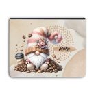 Névvel kérhető - Kávés manó kávébabbal univerzális tablet tok