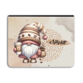  Névvel kérhető - Kávés manó cókmókos univerzális tablet tok