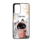 Kávézós cicus Téli mintás Xiaomi tok