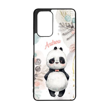 Édes kis Panda Téli mintás Xiaomi tok