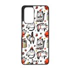 Mókás rajzolt mikulás cica mintás Xiaomi tok