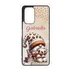 Névvel kérhető - Cuki kávés manó könyvvel mintás Xiaomi tok