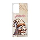 Névvel kérhető - Cuki kávés manó könyvvel mintás Xiaomi tok