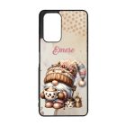 Névvel kérhető - Cappucino kávés manó mintás Xiaomi tok