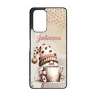 Névvel kérhető - Nagy bögrés kávés manó mintás Xiaomi tok