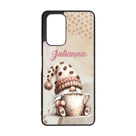   Névvel kérhető - Nagy bögrés kávés manó mintás Xiaomi tok